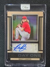 2025 Three and Two Baseball Rhett Lowder RC Day One Auto #21/75 Reds Rookie