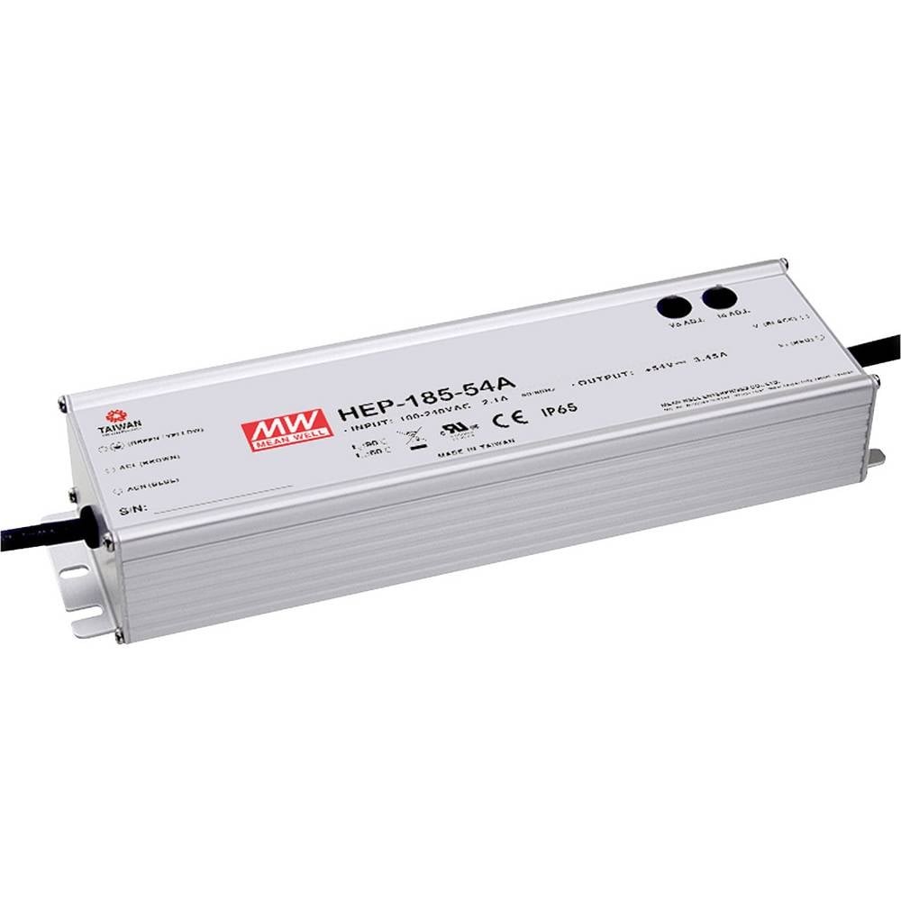 Bloc d'alimentation 24V MEAN WELL HEP-185-24A à haute efficacité énergétique