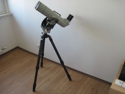Omegon Brightsky 30x100 90° Binoteleskop | Pro Neptune Gabel | Pro Carbon Stativ