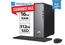 HP 2025 Desktop Computer 16GB 512GB SSD i5 14th 4.7Ghz Windows 11 WiFi SALE