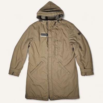 Armani Jeans Parka olivgrün 90er Vintage Jacke Gr. 50 (IT) 34 (US)