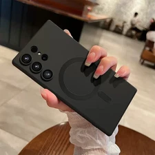 For Samsung Galaxy S25 S23 S24 Ultra S22 S21 Mag Safe Magnetic Case Lens Cover