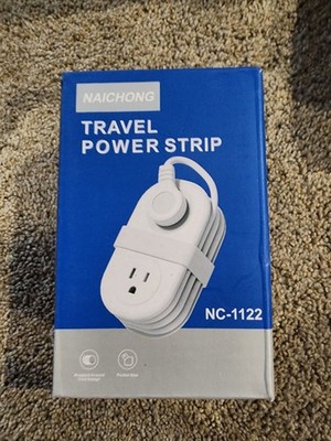 Orico Travel Power Strip, specifically model NC-1122. Blue New In Box