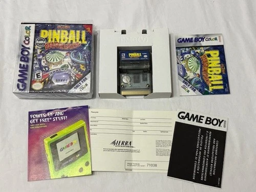 3-D Ultra Pinball: Thrillride Nintendo Game Boy Color GBC CIB Complete in Box