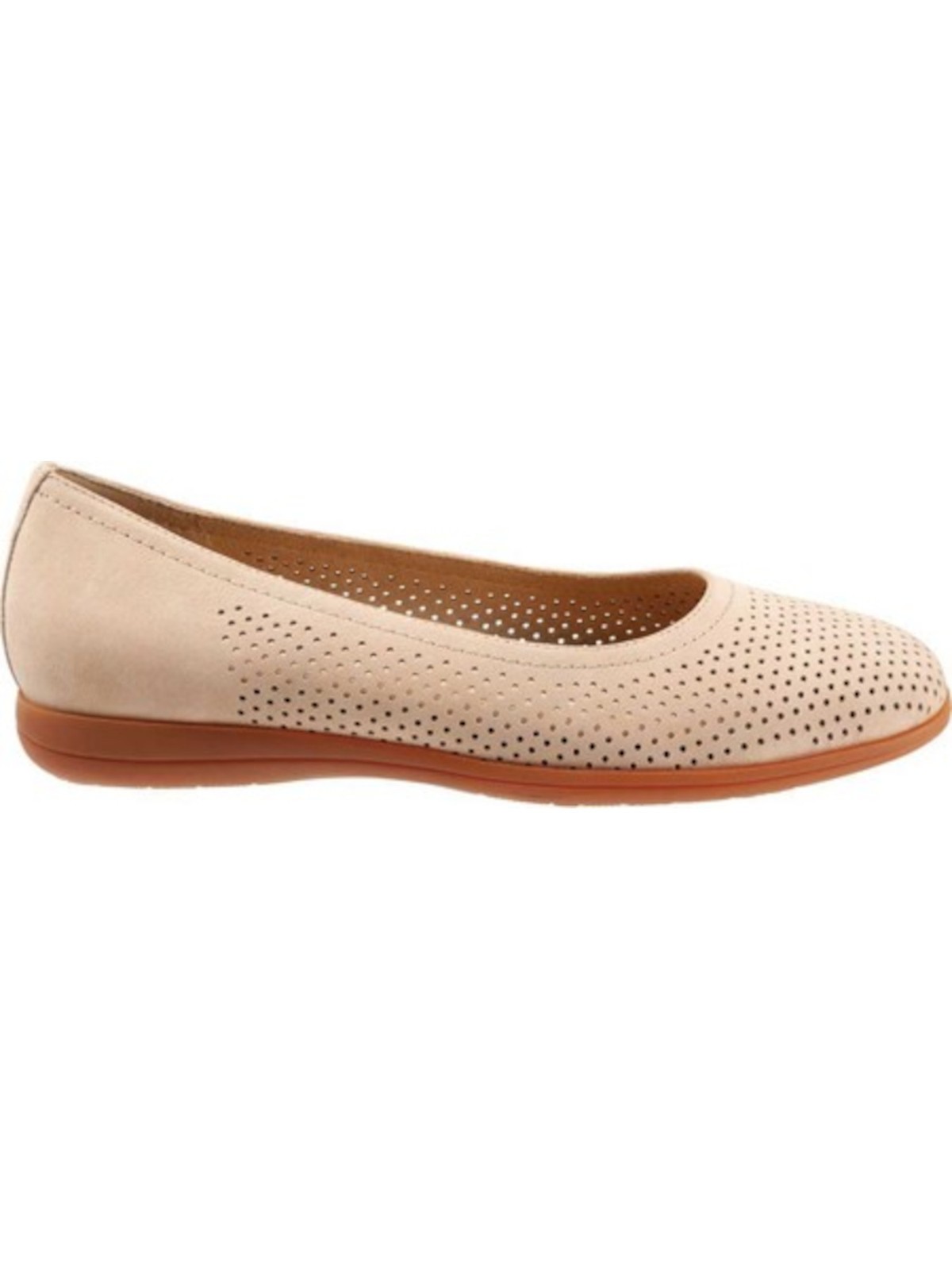 TROTTERS Womens Beige Absorbs Impact Darcey Wedge Slip On Ballet Flats 95 M 8990₽