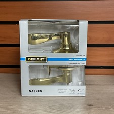 Defiant Naples Polished Brass Bed/Bath Door Lever 1008 974 318