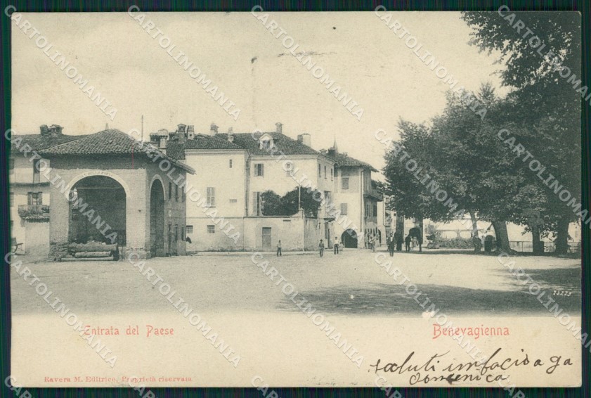 Cuneo Bene Vagienna ABRASA cartolina MT5215