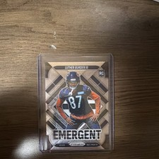 Panini 2025 Prizm Football Luther Burden III #19 Chicago Bears Rookie Emergent