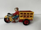 Antique MARX Tin Litho SPEED BOY DELIVERY Toy Motorcycle