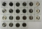 2009-2012 & 2014-2020 P & D UNC Clad Kennedy Half Dollar (11) Set -Free Shipping