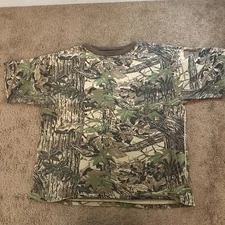 Vintage Spartan Realtree Camouflage Hunting T Shirt Men Size XXL/XXXL USA Cotton