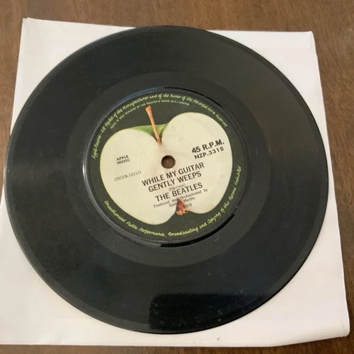 ORIGINAL Vinyl Record 45rpm Single Beatles While My Guitar Gently Weeps Ob La Di