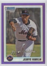 2010 Bowman Chrome Prospects Purple Refractor 824/899 Jeurys Familia #BCP197 1u6