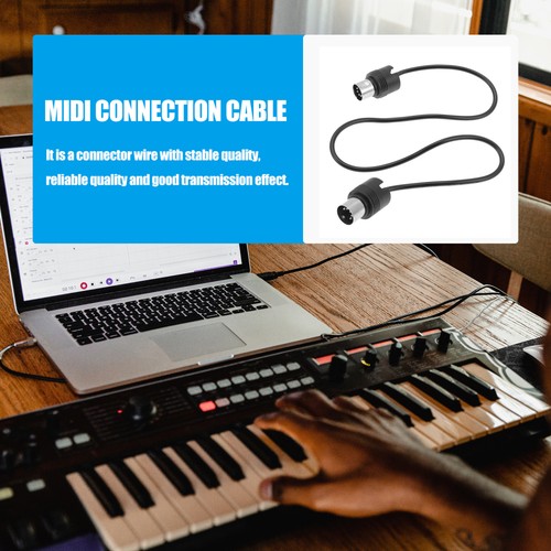 Midi Cable Music Production Accessories Instruments Keyboard Adapter - Afbeelding 11 van 12