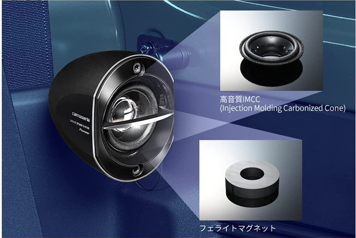 Pioneer Satellite Speaker Carrozzeria TSSTX510B Black Stylish IMCC