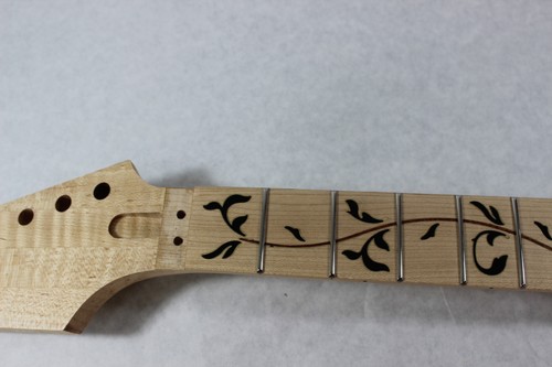 Cuello con incrustaciones de vid de 6 cuerdas - se adapta al talón Ibanez (tm) AANJ RG550 560 570 Jem J1453 - Imagen 2 de 12