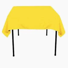 60"x 60 inch Square Overlay Tablecloth 100% polyester Wholesale Wedding party