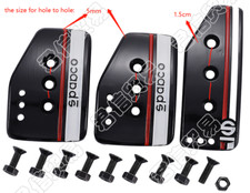 3xset Car Accelerator Pedal Foot Pedals Pad Cover For Brake Clutch Anti-skid