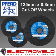 25x PFERD 5" 125mm x .8mm Thin Cutting Disc Wheel Metal Angle Grinder 61341096