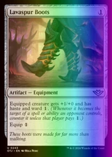 MTG Lavaspur Boots (243/441) Outlaws of Thunder Junction LP FOIL