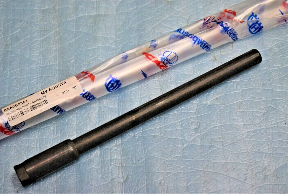 axe de roue avant d'origine CAGIVA W8 A8 W12 350 "militaire" W16 600 neuf