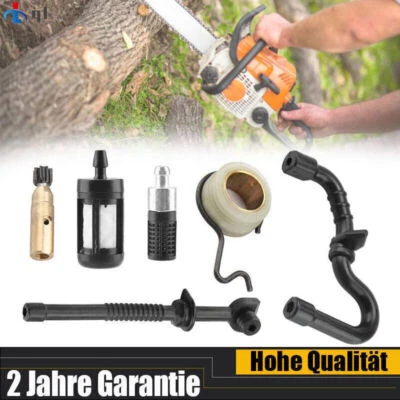 MARKENLOS Für Stihl MS 180 MS 170 Kettensäge Ölpumpe Schneckengetriebe Kraftstoffschlauch