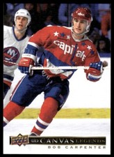 Bob Carpenter NHL CARD 2020-21 SP Signature Edition Legends UD Canvas #C-43