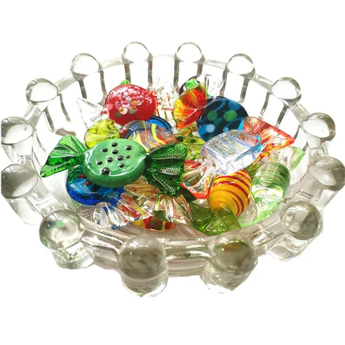 12Pk Vintage Murano Glass Sweets Candy Decorations Gift Wedding Xmas Party Candy