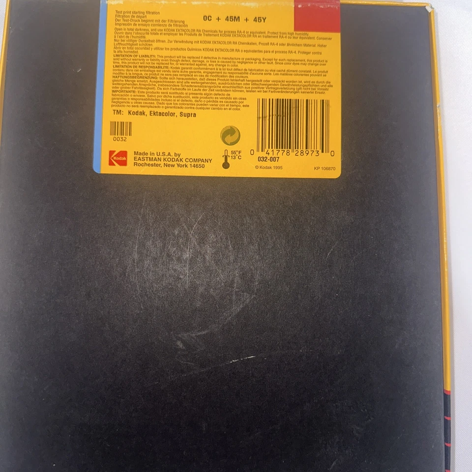 Kodak Professional EKTA Color Supra 2 100 8x10in 20.3x25.4 Cat 8289738 Typ2839 - Image 2 of 3