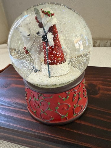 Midwest CBK Santa and Reindeer Snow Globe Christmas Cannon Falls 5.5" - Picture 4 of 6