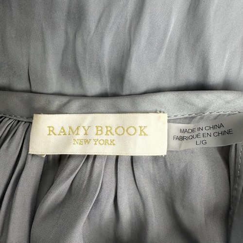 Ramy Brook Women's Gray Stone Audrey Midi Dress Size L - Picture 7 of 9