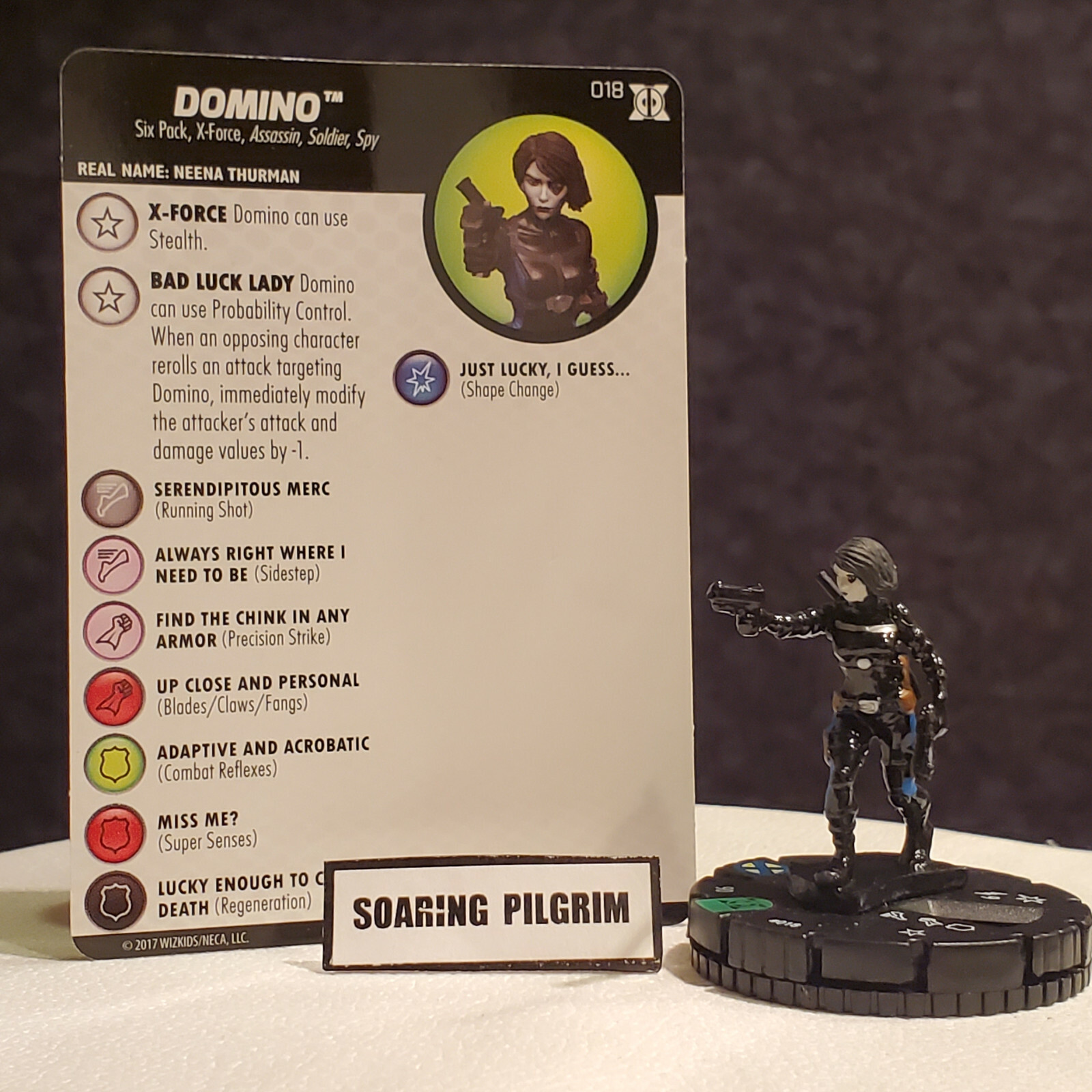 DOMINO - 018 Uncommon Deadpool & X-Force Heroclix Set #18 | eBay