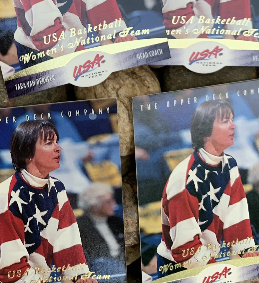 Tara Van Derveer Upper Deck 1996 Olympic Cards. - Image 3 of 3