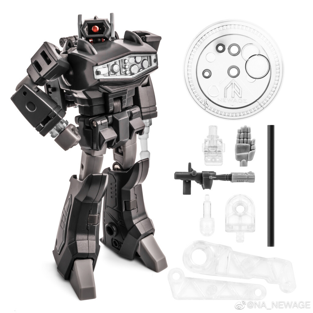 Newage NA H35M BLACK Cyclops Shockwave G1 Mini Action Figure Toy