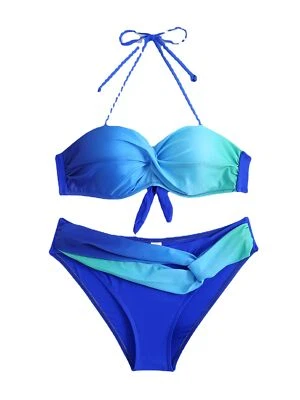 MARKENLOS Damen`Bikini`Set`Sommer`Push`Up`Gepolstert`BH`Bademode`Badeanzug`Schwamm`Bequem~