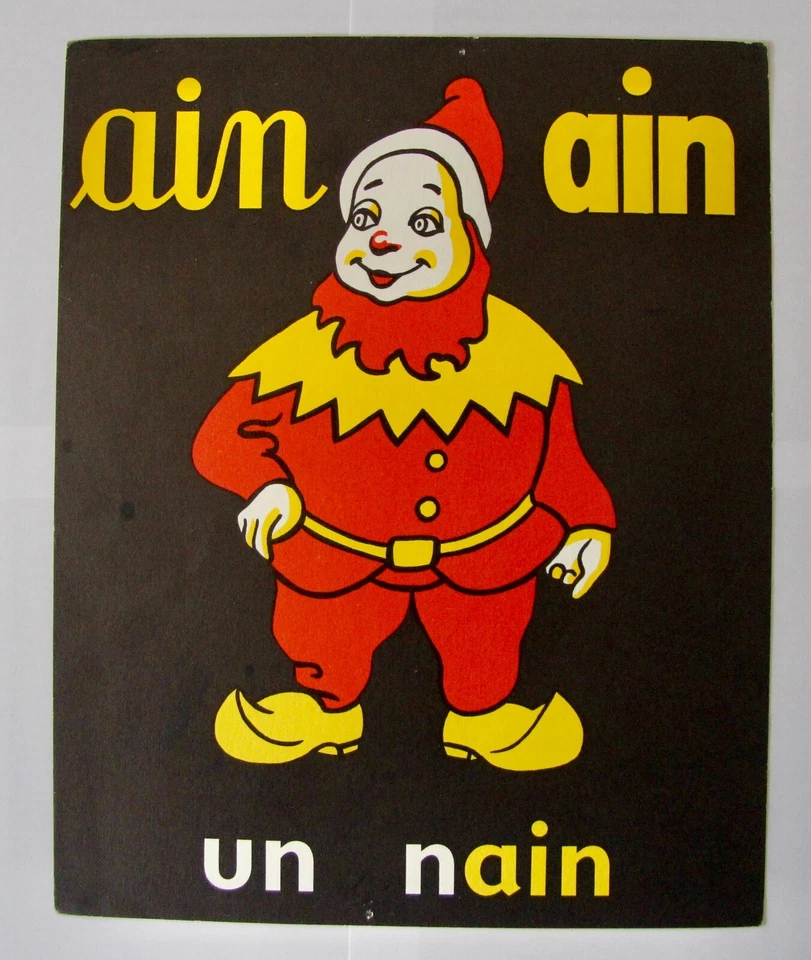 affichette scolaire Poucet Rossignol méthode lecture Charlot Géron un nain - Photo 1/1