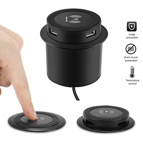 NEU 30W Fast Wireless Charger Desktop Embedded Charging Base for iPhone Samsung