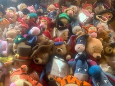 87 Disney Themed Beanie Baby  s With Tags Still Intact