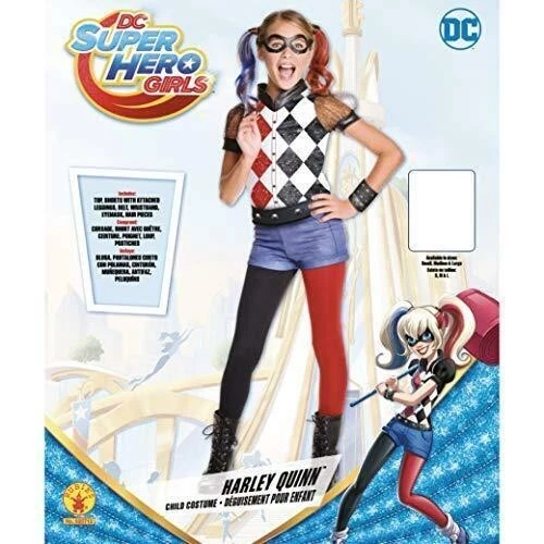 Disfraz de Harley Quinn de superhéroe de Rubie DC mediano 8/10 - Imagen 2 de 3
