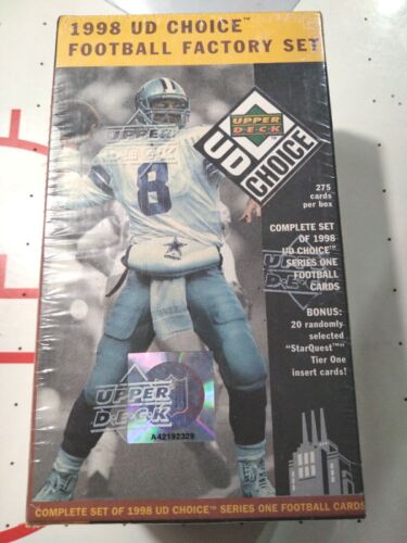 1998 Upper Deck UD Choice Ser. 1 Football Sealed Set 275 Manning RC Moss Rookie - Picture 1 of 6
