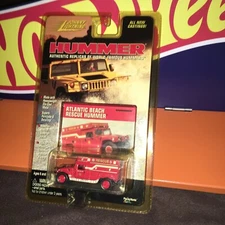 Johnny Lightning Atlantic Beach Rescue Hummer Emergency Vehicle #021 MOC 1999