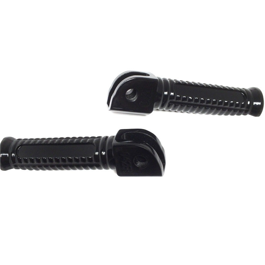 Black Racing foot pegs for 2011 2012 2013 Kawasaki ZX-10R