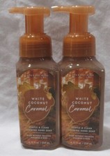 Bath  Body Works Gentle  Clean Foaming Hand Soap Set 2 WHITE COCONUT CARAMEL