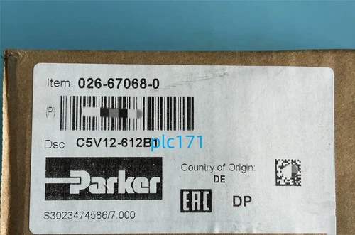 brand new Parker 026-67068-0 C5V12-612-B1 Check Valve Fast shipping