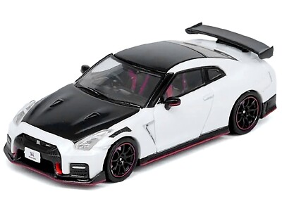 NISSAN GT-R (R35) NISMO RHD WHITE 1/64 DIECAST BY INNO MODELS IN64