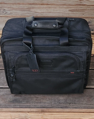 Tumi Alpha 26102DH Ballistic Rolling Carry On Laptop Briefcase Nice! - Picture 2 of 8
