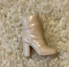 BARBIE doll BOOT ankle tan SLOUCH heel SINGLE replacement TLC READ!!