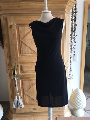 Morgan De Toi Kleid Tattoo Rücken  Schwarz Gr 36 Neuwertig