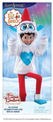 Exclusive Elf On The Shelf Claus Couture Yeti Hoodie Set Doll Not Included