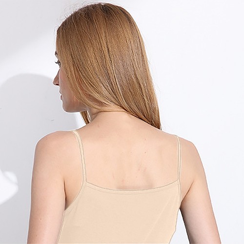 Blusa Camisa Top Camiseta Ajuste Cuello Alto Ajustada Sin Mangas Sólida Damas Blusa - Imagen 19 de 50
